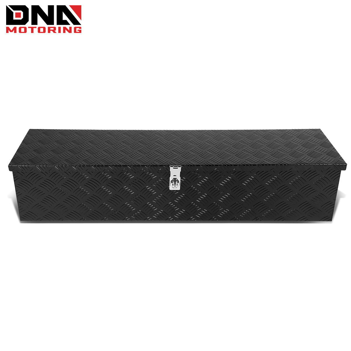 DNA Motoring Aluminum Pickup Truck Bed Trailer Key Lock Storage Tool Box