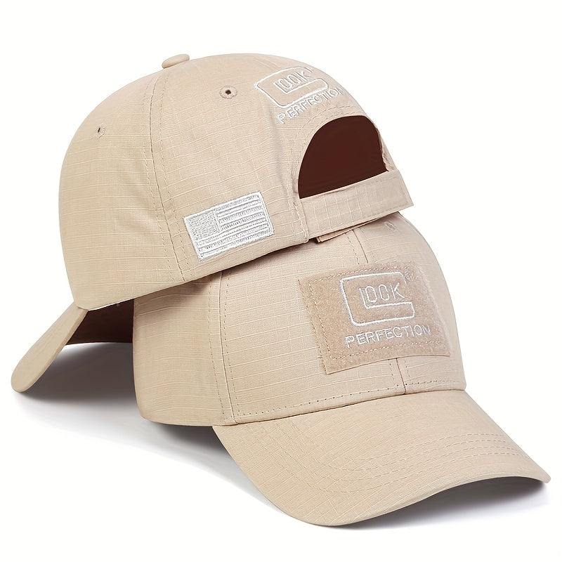 Unisex Camouflage Baseball Cap Label Patch Trendy Dad Hats Lightweight Adjustable Golf Sun Hat For Women & Men