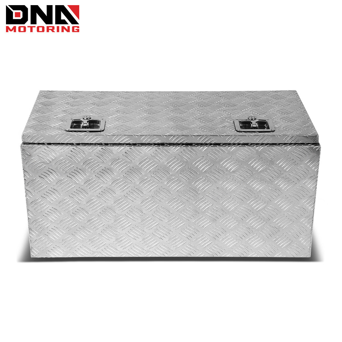 DNA Motoring Aluminum Pickup Truck Bed Trailer Key Lock Storage Tool Box
