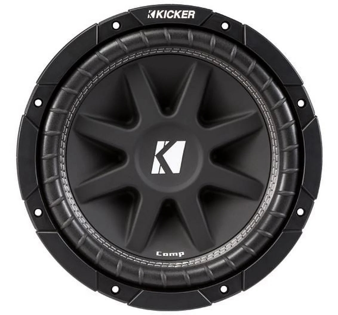 43C104 10" Comp 150W Car Subwoofer with Vented Enclosure, 24" X 18" X 12", MDF