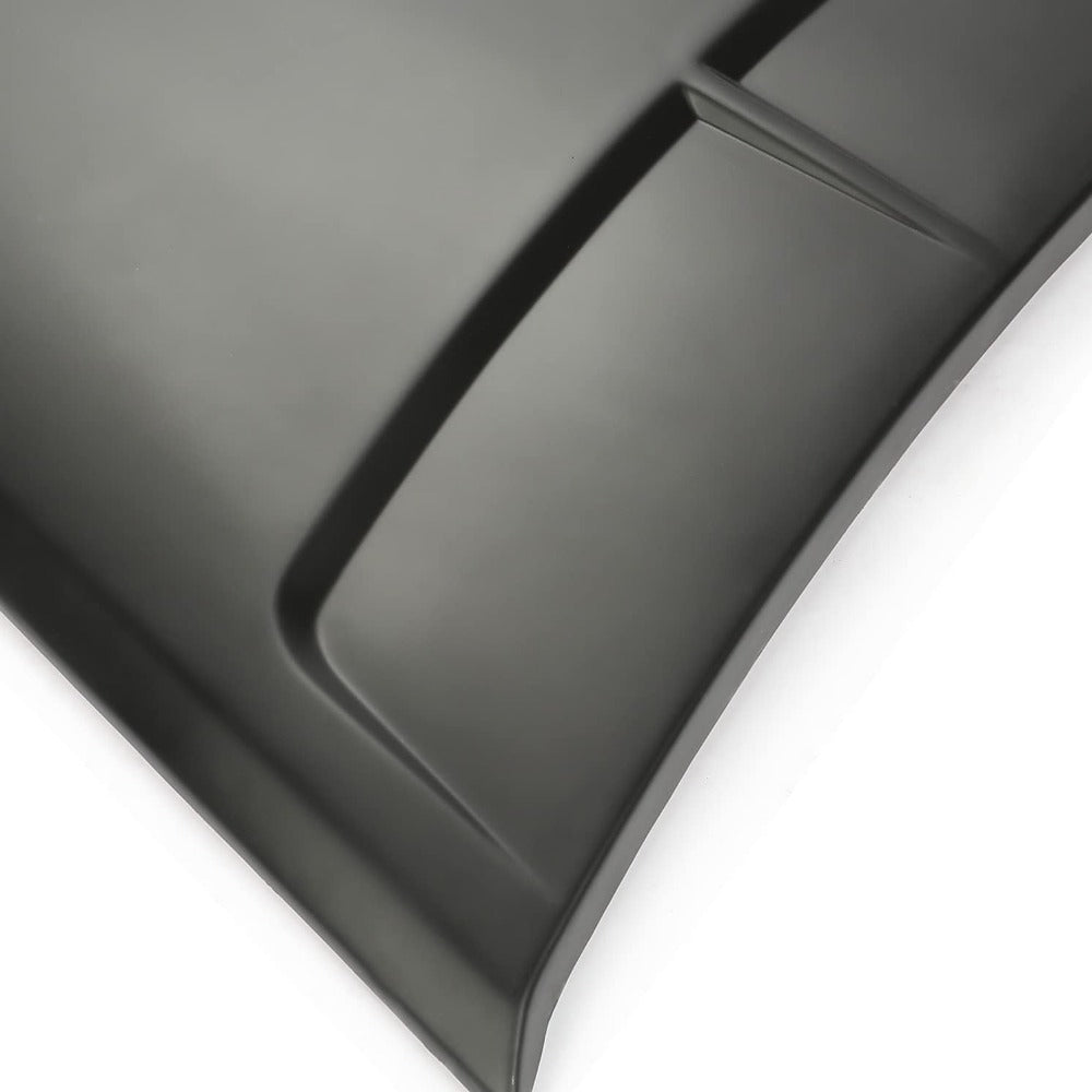 Hood Scoop Compatible with 2015-2020 Ford F-150 Truck Body Kit Air Vent Cover Hood Vent Cold Air Flow Painted Black Finish