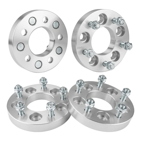 KAX 5x4.5 To 5x4.75 Wheel Adapters, 1 Inch 5 Lug Centric Wheel Adapters (Changes Bolt Pattern) Fit For Town & Country, Grand Caravan, Caravan, 300M, Voyager, With M12x1.5 Studs 74mm Hub Bore, 4pcs