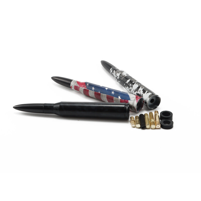 Camouflage Flag Bullet Car Modified General Antenna
