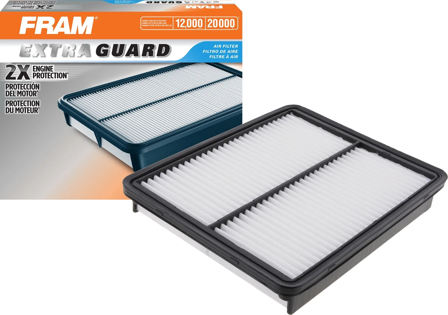 Extra Guard Air Filter, CA10881 for Select Hyundai and Kia Vehicles Fits Select: 2011-2015 HYUNDAI SONATA, 2011-2016 KIA OPTIMA