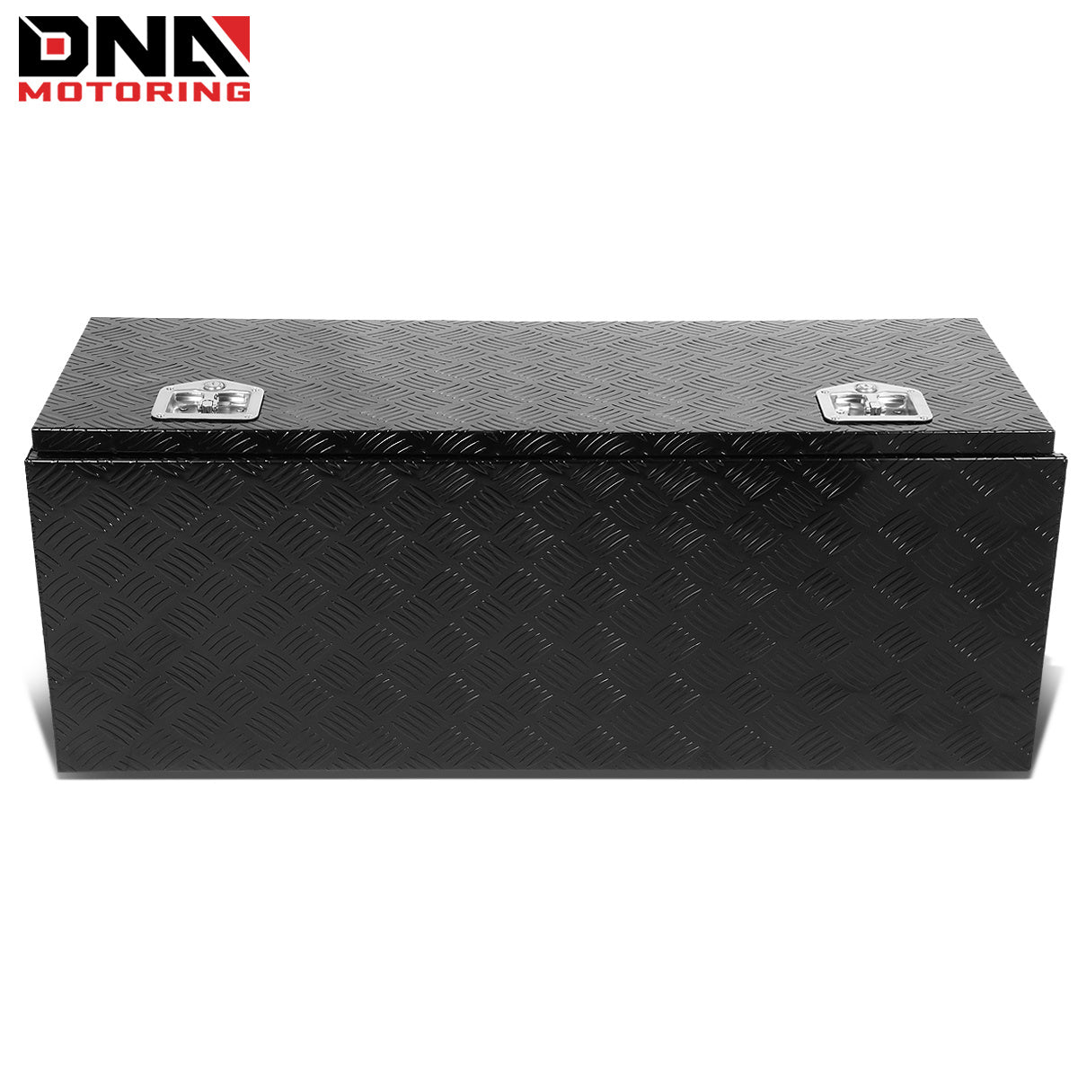 DNA Motoring Aluminum Pickup Truck Bed Trailer Key Lock Storage Tool Box