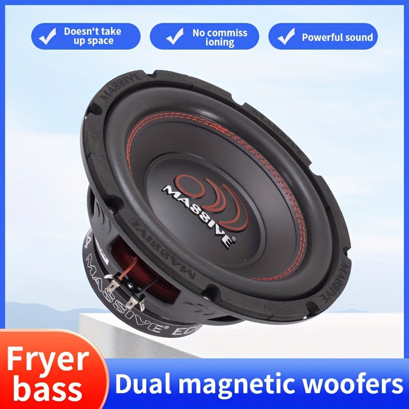 High-Power 500W Car Subwoofer - 10" Enhanced Bass Speaker for Audio Upgrade, Touch Control, Stereo Sound, Ideal for DVD/Surround Systems