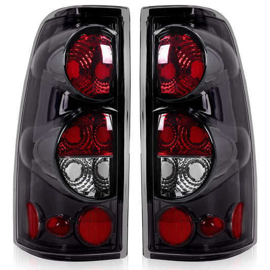 A Pair Tail Lights For Chevy 1500 2500 3500 1999-2006 For GMC Sierra 99-03 Tail Lights