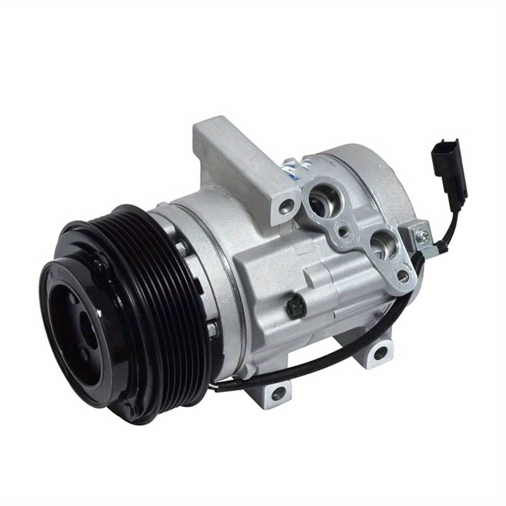 Automotive AC Compressor for Ford Ranger - 12V Metal Material with Clutch, Fits American Series Models, OEM AB3919D629BC Replacement