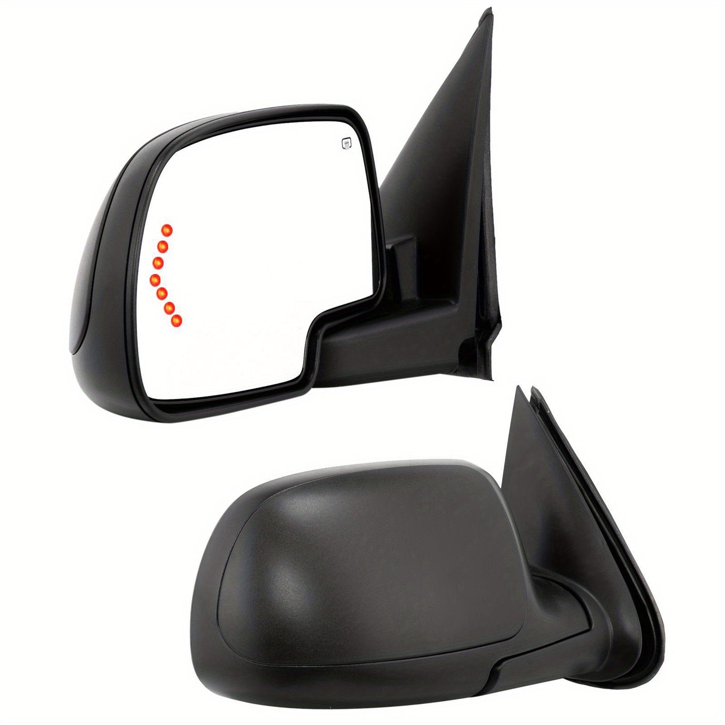 power heated towing mirrors with turn signal for 2003 - 07 chevy Silverado GMC Sierra suburban for tahoe replacement door side view mirror set foldable mirror