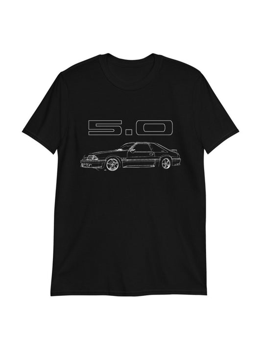 Third Generation Wild Horse GT Fox Body Foxbody 5.0 Line Art
