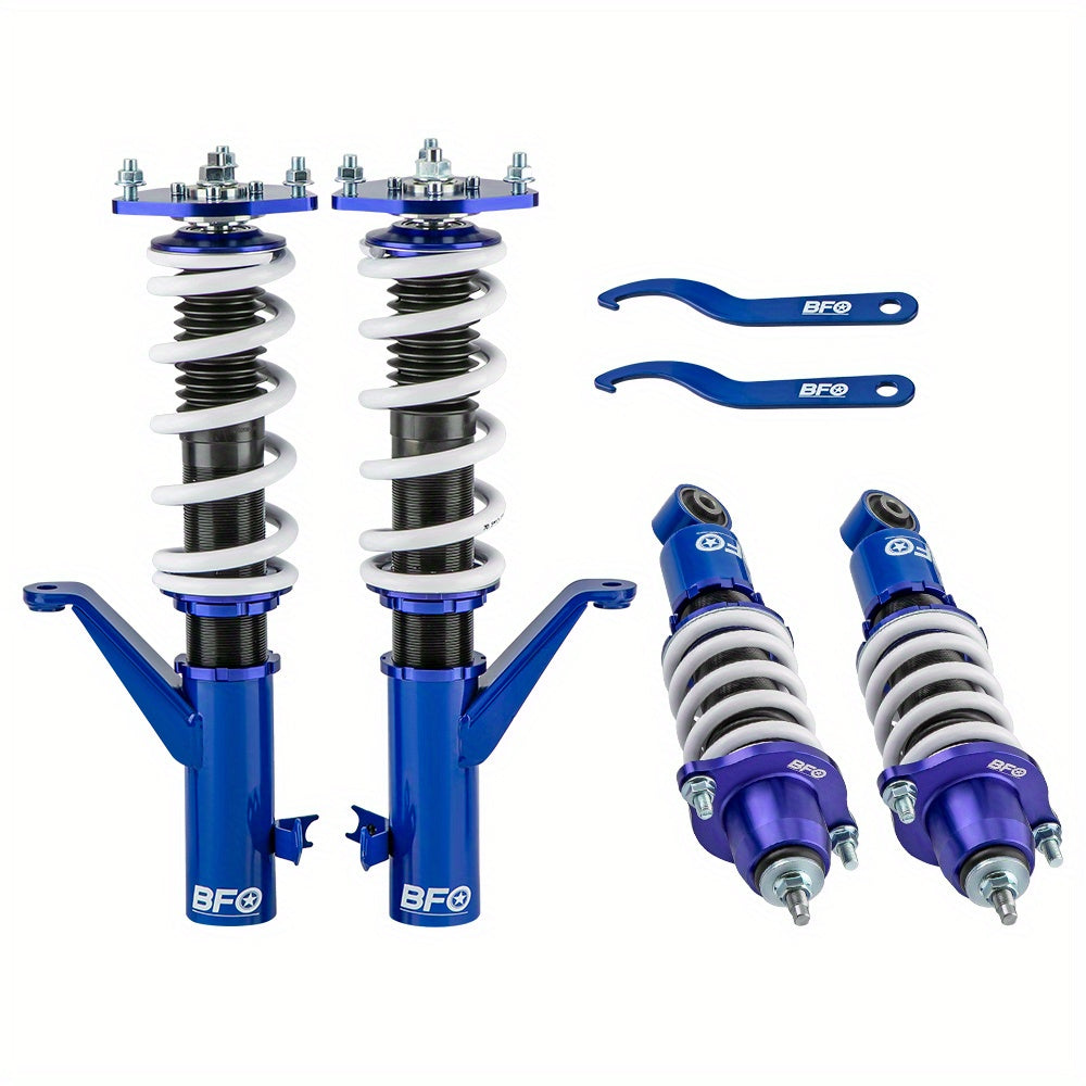 Front+Rear Adjustable Coilover Suspension Kit For Honda Civic 2001-2005