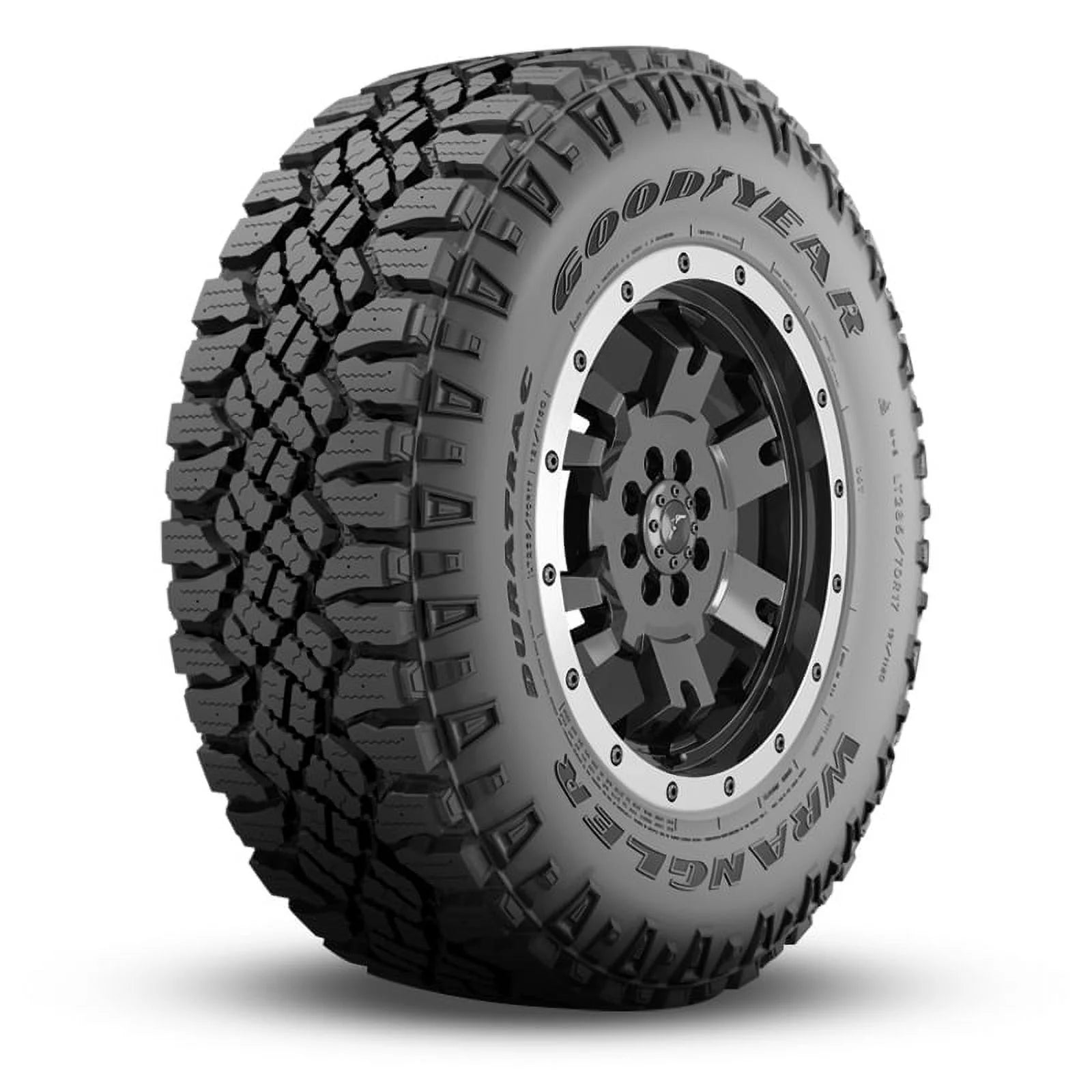 1  Wrangler Duratrac LT 235/75R15 104Q OWL Truck All Terrain 3PMSF Tires 312008027 / 235/75/15 / 2357515
