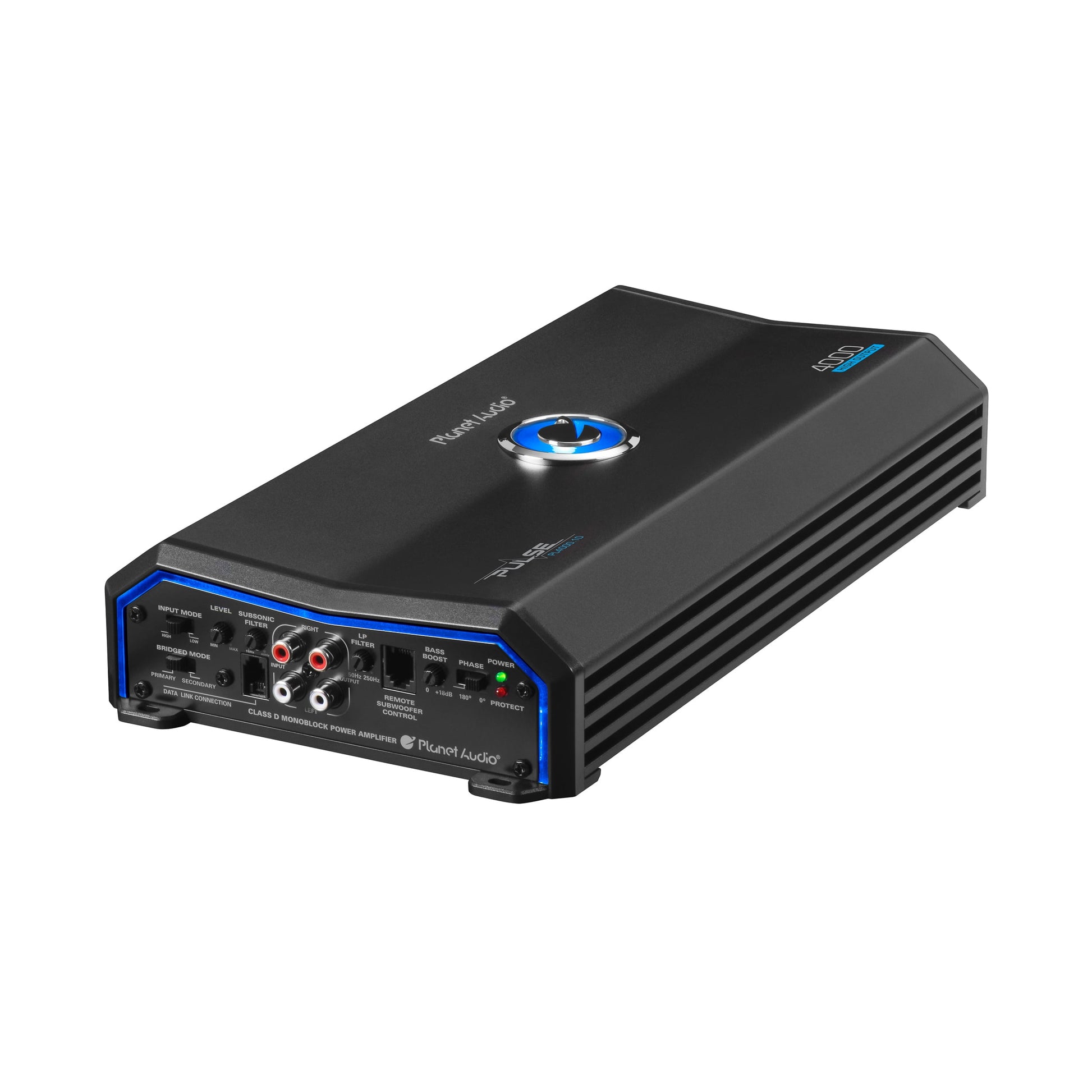 PL4000.1D 4000 W Max 1 Ohm Monoblock Class D Car Stereo Amplifier