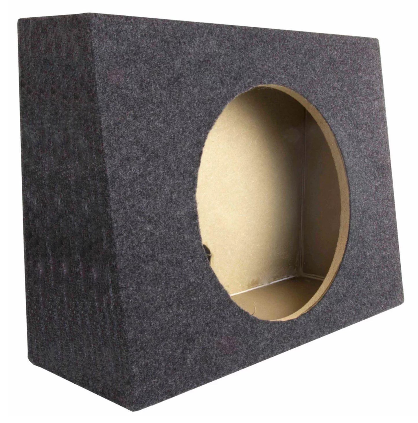 QTW12 Single 12" Sealed Car Audio Subwoofer Sub Box Enclosures, Pair