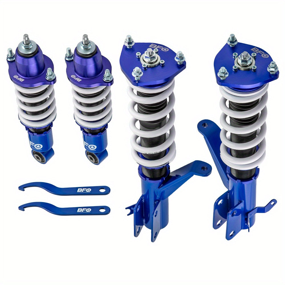 Front+Rear Adjustable Coilover Suspension Kit For Honda Civic 2001-2005