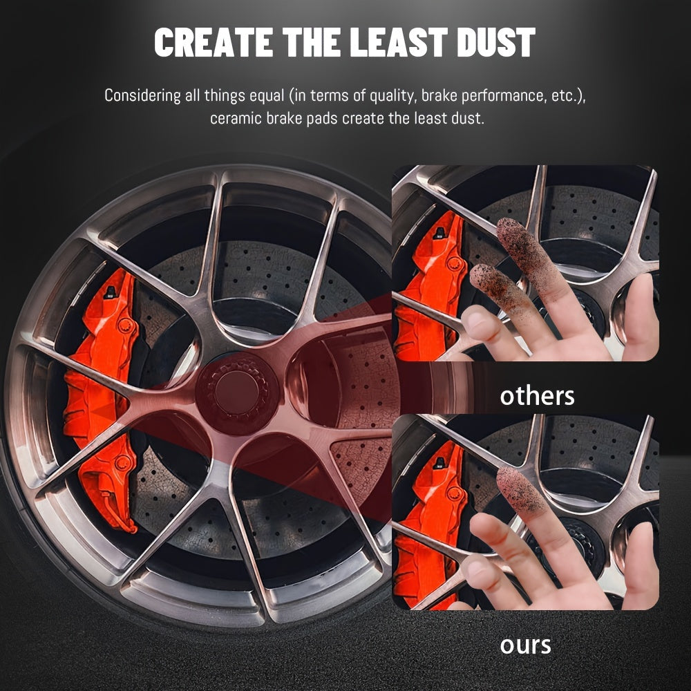 Front Drilled Brake Disc Rotors + Ceramic Brake Pads Kit For Chevrolet Equinox 2010 - 2017, For Chevrolet Impala 2017 - 2020, For Gmc Terrain 2010 - 2017, For Buick Allure 2010