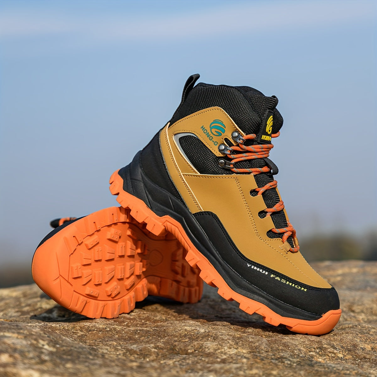 [Steel Toe Hiking Work Boots] Indestructible Steel Toe Mens Hiking Work Boots Safety Shoes Sneaker