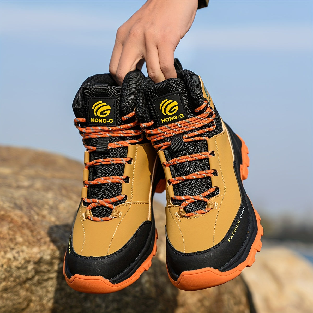 [Steel Toe Hiking Work Boots] Indestructible Steel Toe Mens Hiking Work Boots Safety Shoes Sneaker