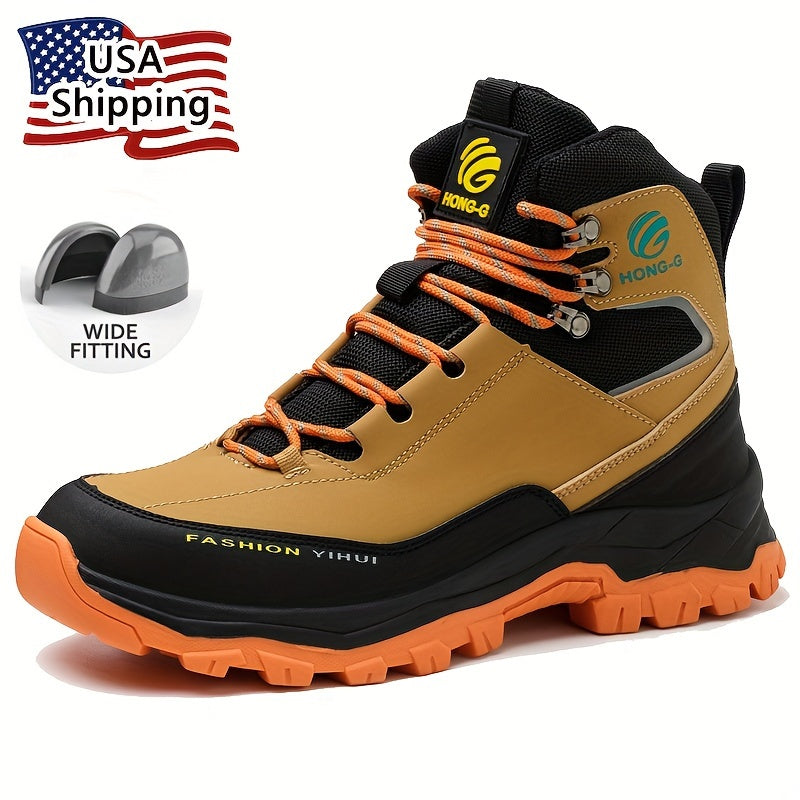 [Steel Toe Hiking Work Boots] Indestructible Steel Toe Mens Hiking Work Boots Safety Shoes Sneaker