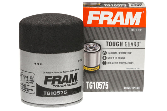 Tough Guard Oil Filter, TG10575, 15K Mile Replacement Filter for Select Chevrolet and Ford Vehicles