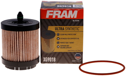 Ultra Synthetic Oil Filter, XG9018, 20K Mile Replacement Filter for Select Chevrolet, Pontiac, Saturn Vehicles