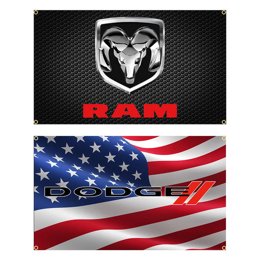 90x150cm Car Dodges Antelope Flag Polyester Printed Racing Auto Banner Garage or Outdoor For Decoration Tapestry
