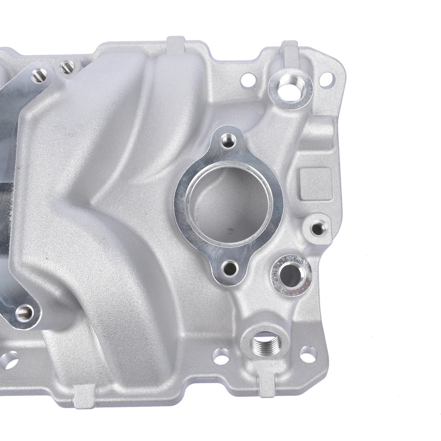 AP02 Dual Plane Front Intake Manifold Fits for Small Block Chevy SBC 262-400 1955-1986 2701
