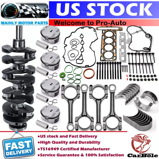 Carbole Engine Rebuild Overhaul Kit For Buick Verano Regal Chevy Equinox GMC ECOTEC 2.4L