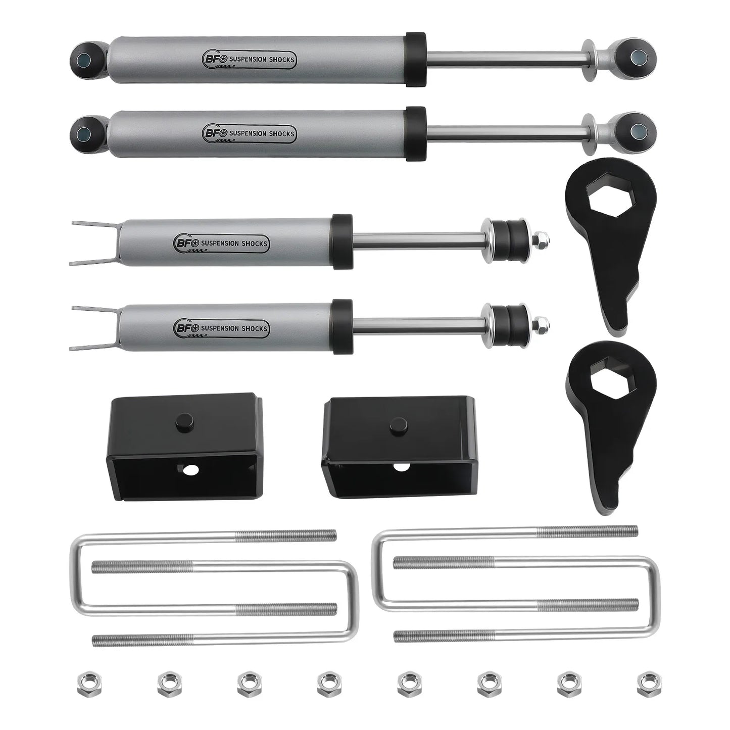 Adjustable 1-3" Leveling Lift Kit For Chevy Silverado GMC Sierra 1500 4WD 99-06