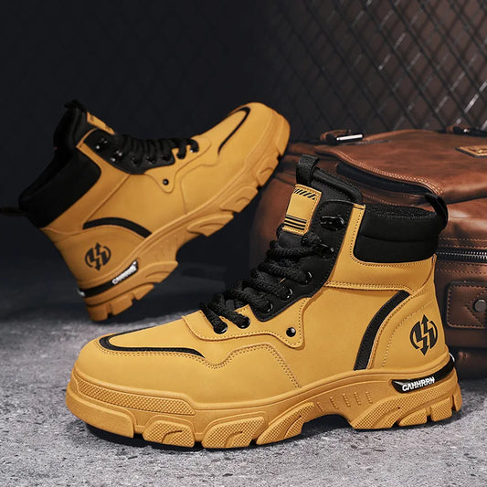 Men Sneakers 2024 Outdoor Boots Tactical Military Combat Boots Outdoor Hiking Winter Shoes Light Non-slip Men Desert Ankle Boots