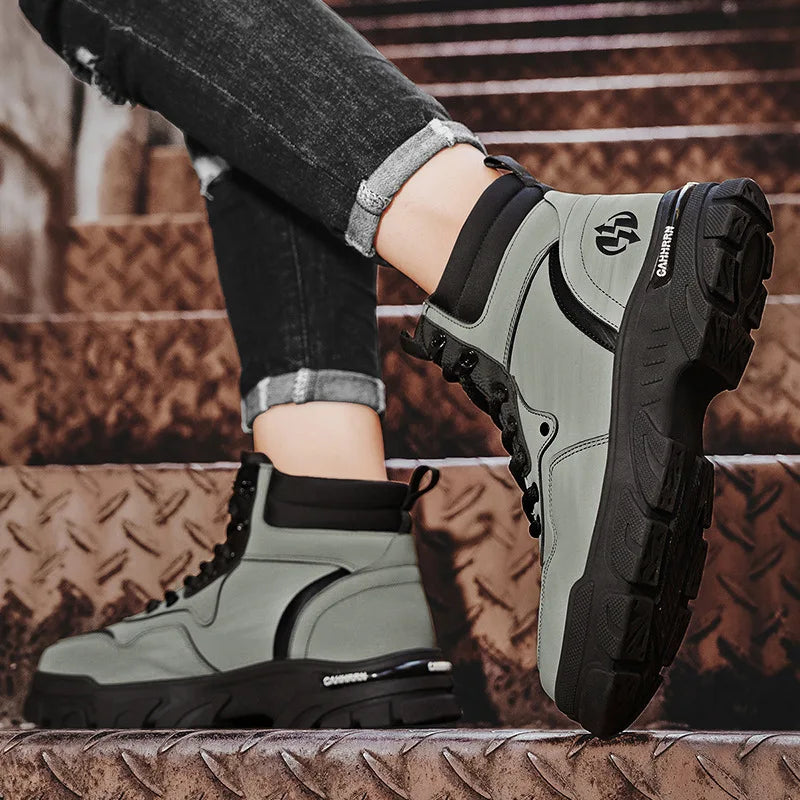 Men Sneakers 2024 Outdoor Boots Tactical Military Combat Boots Outdoor Hiking Winter Shoes Light Non-slip Men Desert Ankle Boots