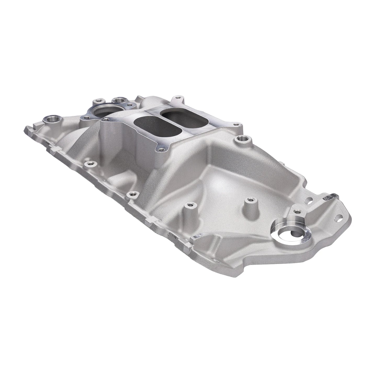 AP02 Dual Plane Front Intake Manifold Fits for Small Block Chevy SBC 262-400 1955-1986 2701