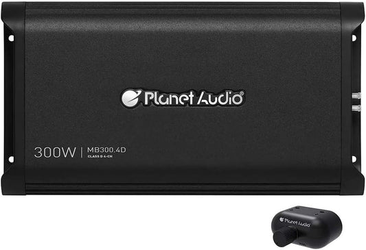 MB300.4D 4 Channel Class D Car Amplifier - 1200 Watts, 2 Ohm Stable, Digital, Full Range, Mosfet Power Supply, Great for Speakers and Subwoofers