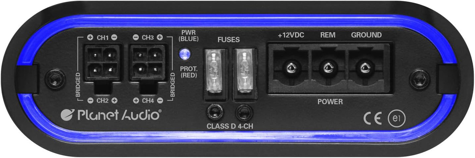 MB300.4D 4 Channel Class D Car Amplifier - 1200 Watts, 2 Ohm Stable, Digital, Full Range, Mosfet Power Supply, Great for Speakers and Subwoofers