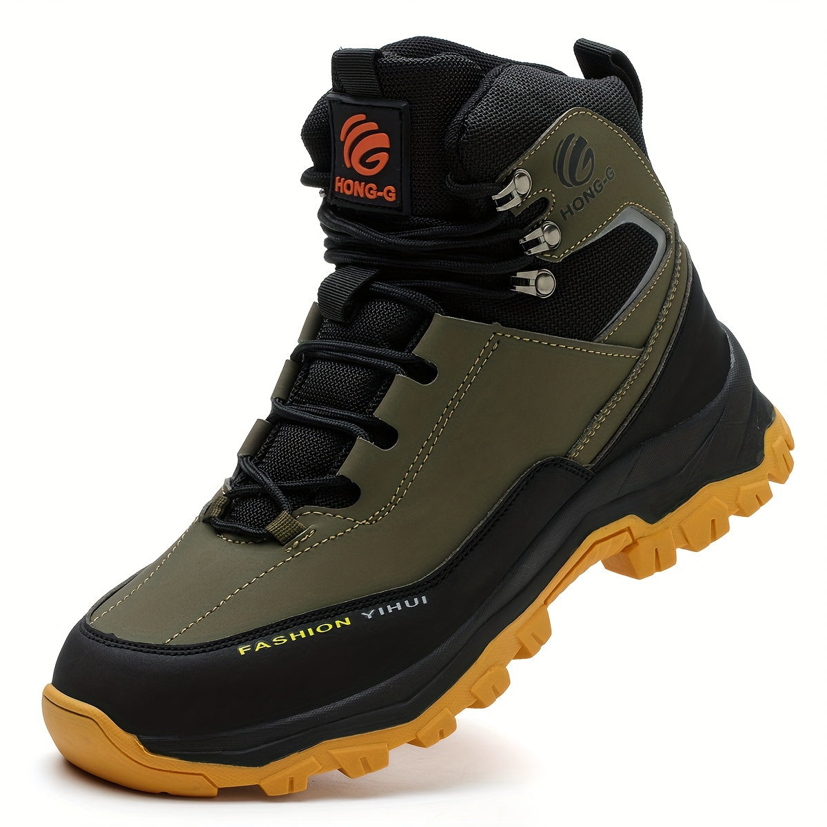 [Steel Toe Hiking Work Boots] Indestructible Steel Toe Mens Hiking Work Boots Safety Shoes Sneaker