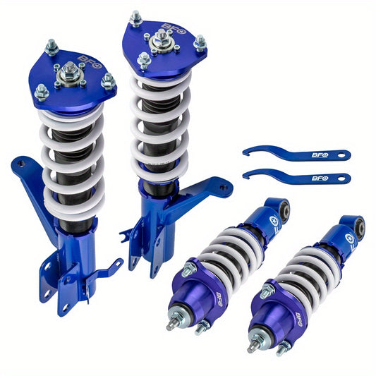 Front+Rear Adjustable Coilover Suspension Kit For Honda Civic 2001-2005
